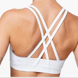 lululemon White Energy Sports Yoga Bra 10